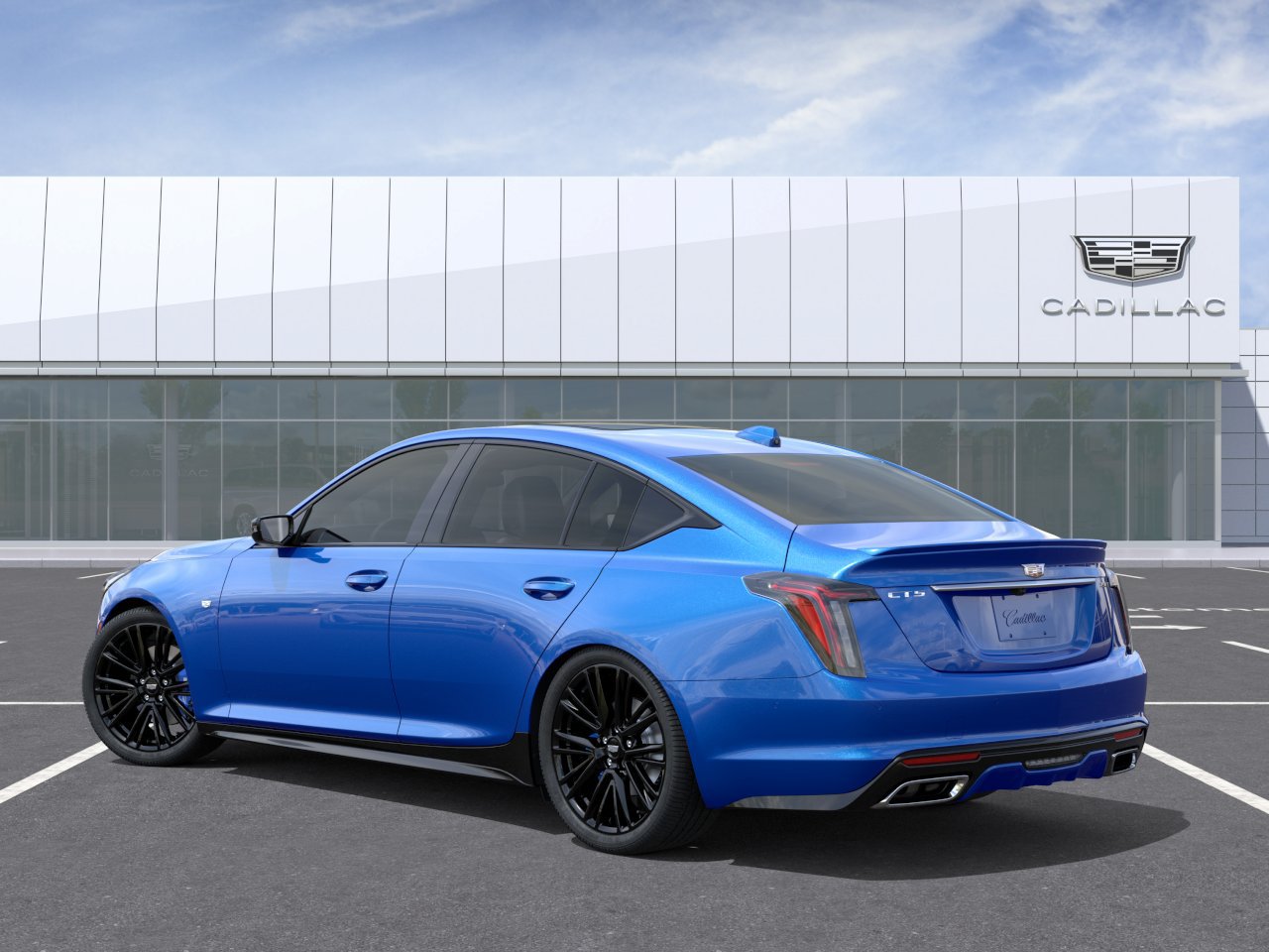 New 2026 Cadillac CT5 Sport w/ LPO, ONYX Package RWD image 3