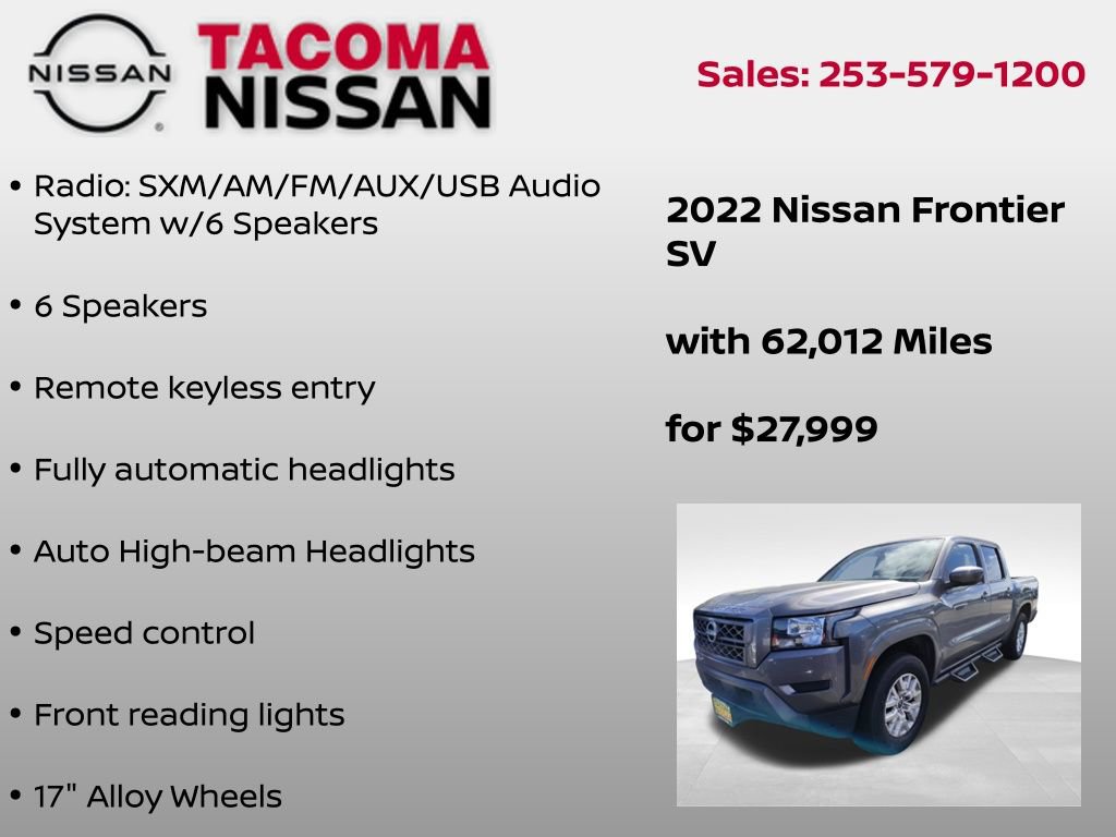 Used 2022 Nissan Frontier SV image 6