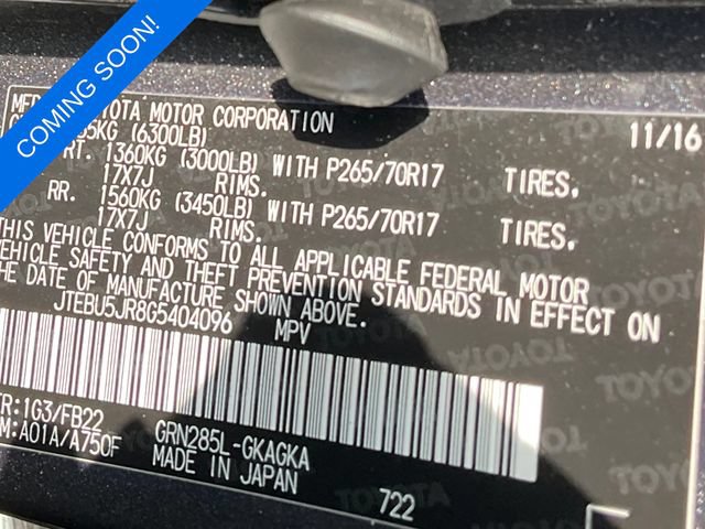 Used 2016 Toyota 4Runner SR5 AWD/4WD image 8