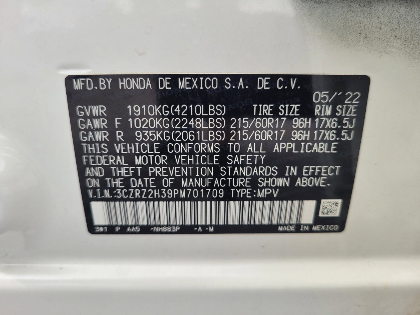 Used 2023 Honda HR-V LX image 19