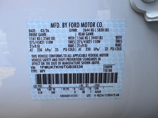 New 2026 Ford Explorer ST-Line RWD image 30