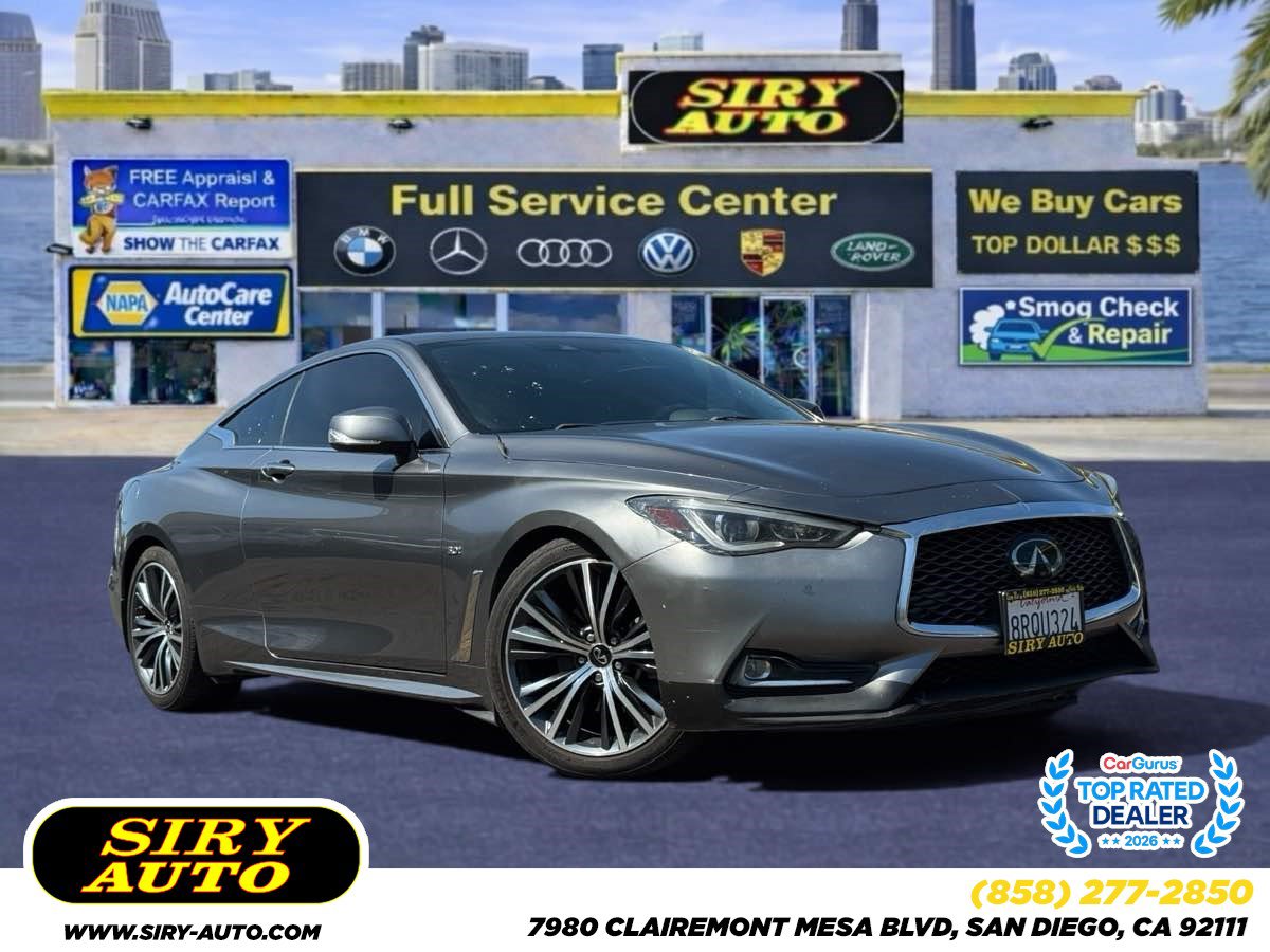 Used 2020 INFINITI Q60 3.0t Luxe RWD image 1