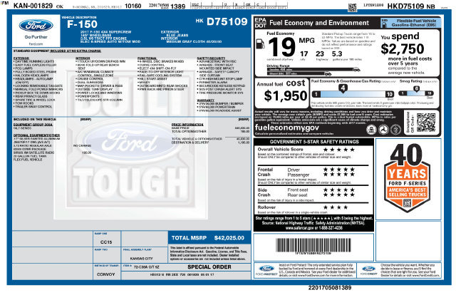 Used 2017 Ford F150 XLT AWD/4WD image 60