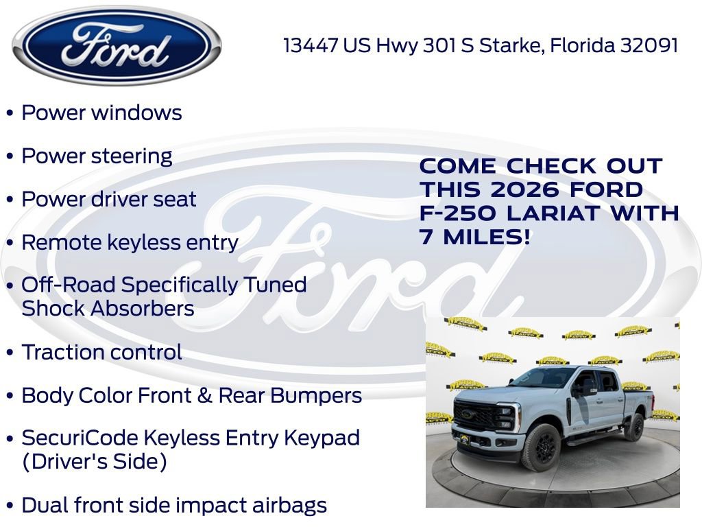 New 2026 Ford F250 Lariat image 30