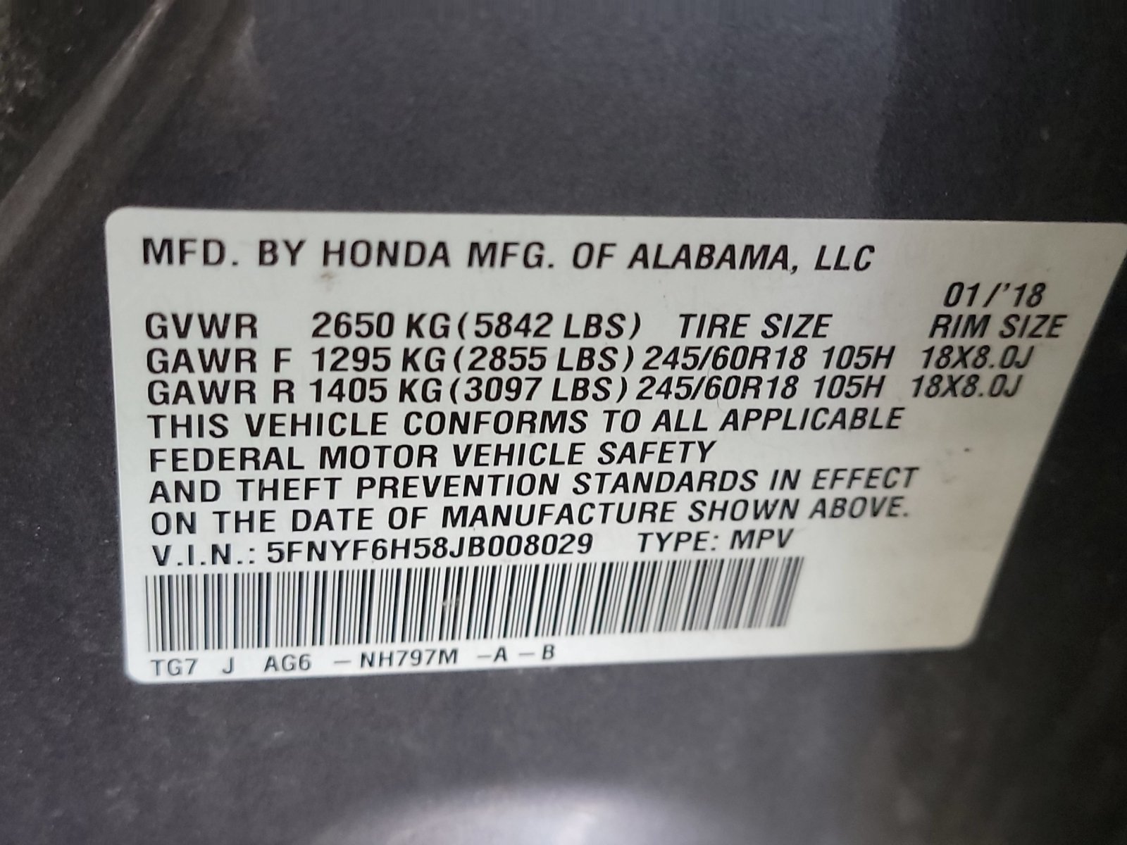 Used 2018 Honda Pilot EX-L image 33