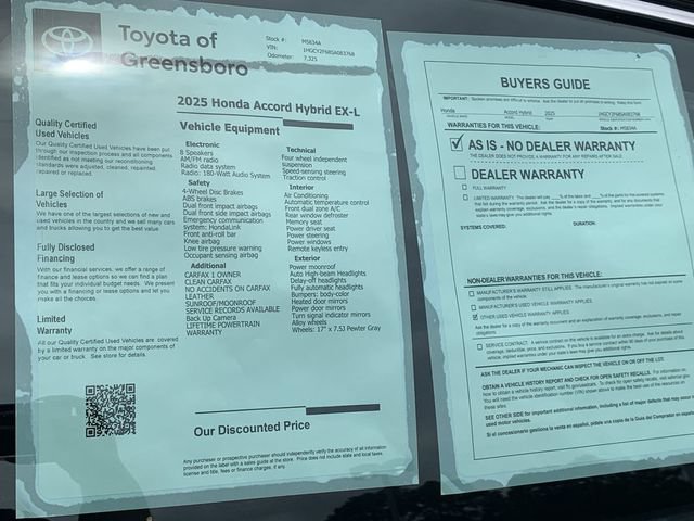 Used 2025 Honda Accord EX-L image 37