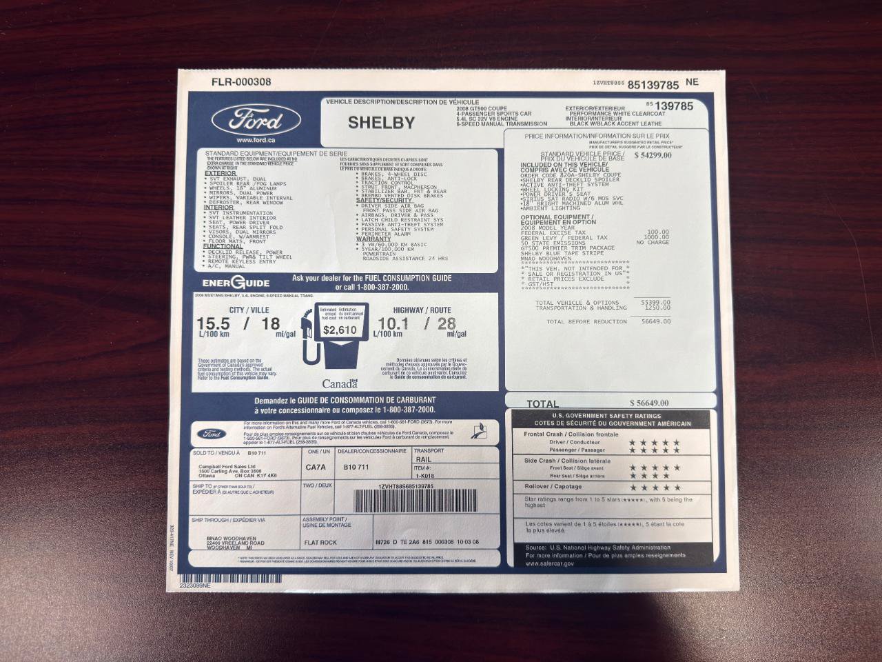 Used 2008 Ford Mustang Shelby GT500 RWD image 36