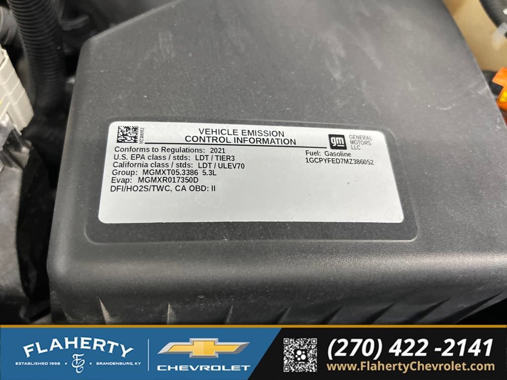 Used 2021 Chevrolet Silverado 1500 LT Trail Boss w/ Bed Protection Package AWD/4WD image 16