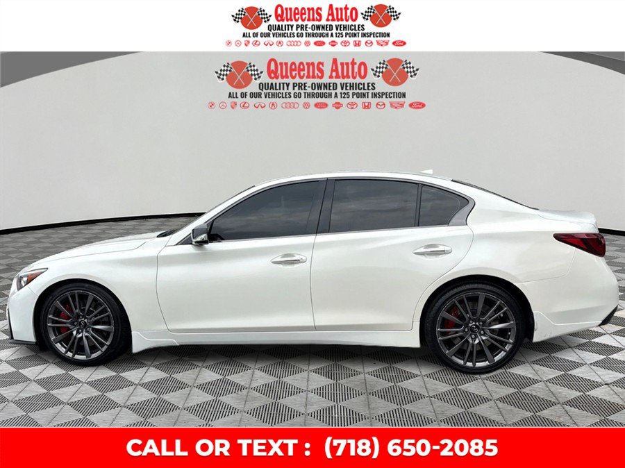 Used 2021 INFINITI Q50 Red Sport 400 w/ Cargo Package RWD image 3