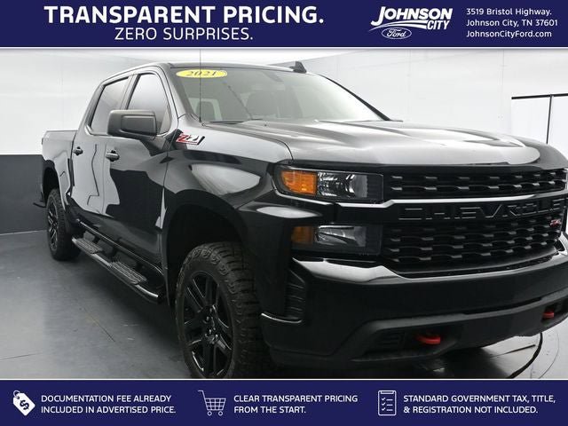 Used 2021 Chevrolet Silverado 1500 Custom Trail Boss w/ Midnight Edition AWD/4WD video 1