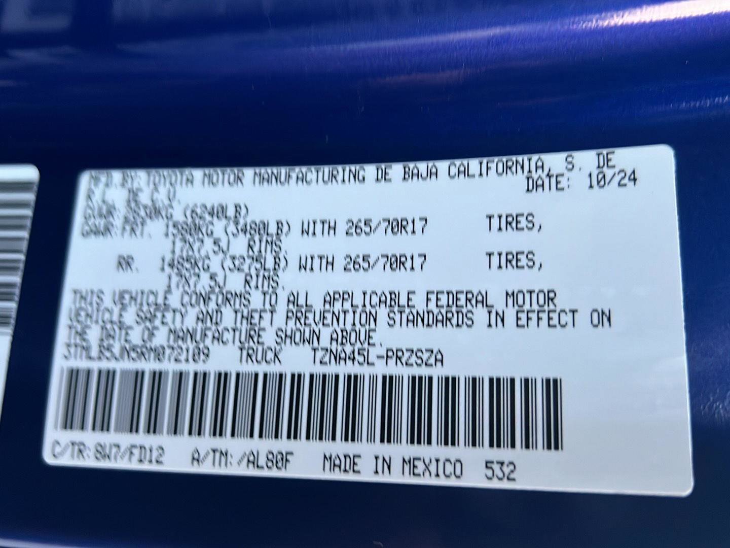 Certified 2024 Toyota Tacoma TRD Off-Road w/ TRD Off Road Upgrade Package image 42