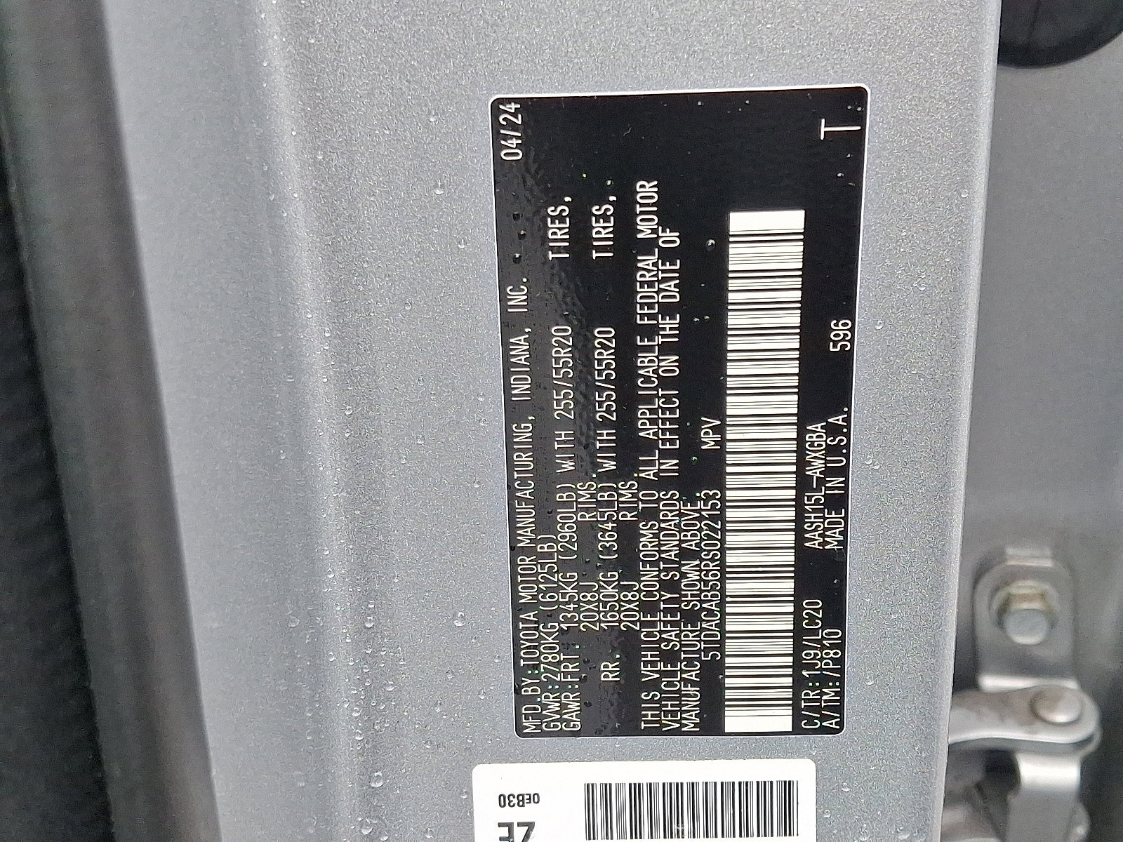 Used 2024 Toyota Grand Highlander Limited image 31