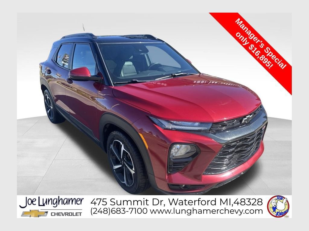 Certified 2021 Chevrolet TrailBlazer RS w/ Sun and Liftgate Package FWD image 1