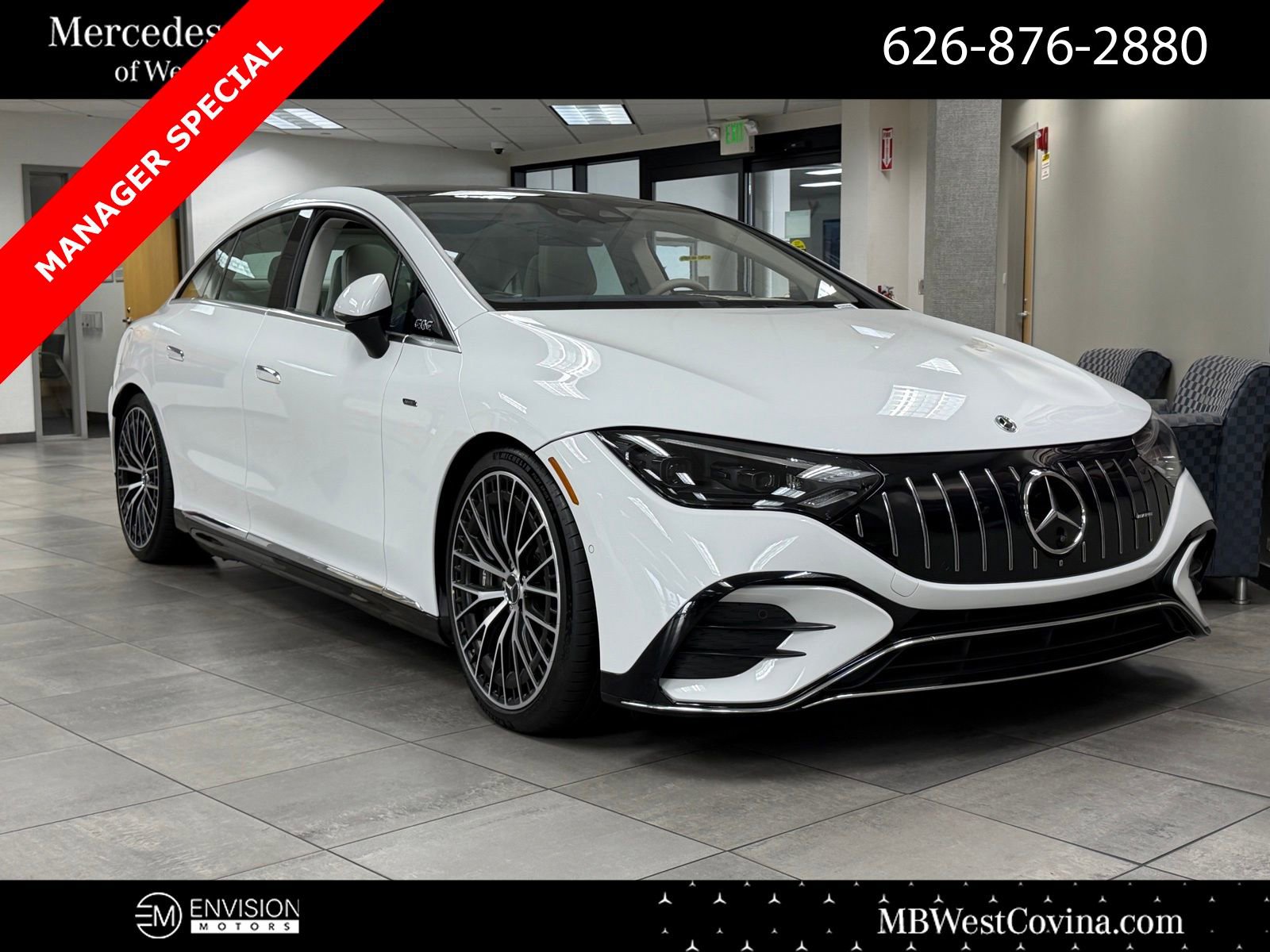 Used 2023 Mercedes-Benz EQE AMG 4MATIC Sedan image 1