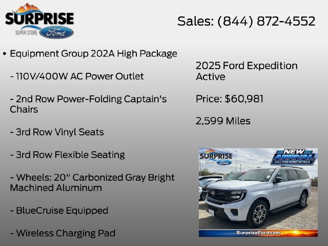 Certified 2025 Ford Expedition Active AWD/4WD image 7