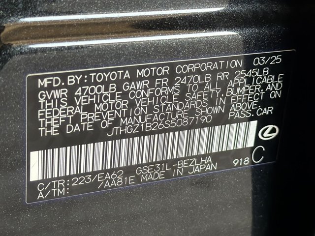 Certified 2025 Lexus IS 350 F Sport w/ Navigation Package RWD image 27