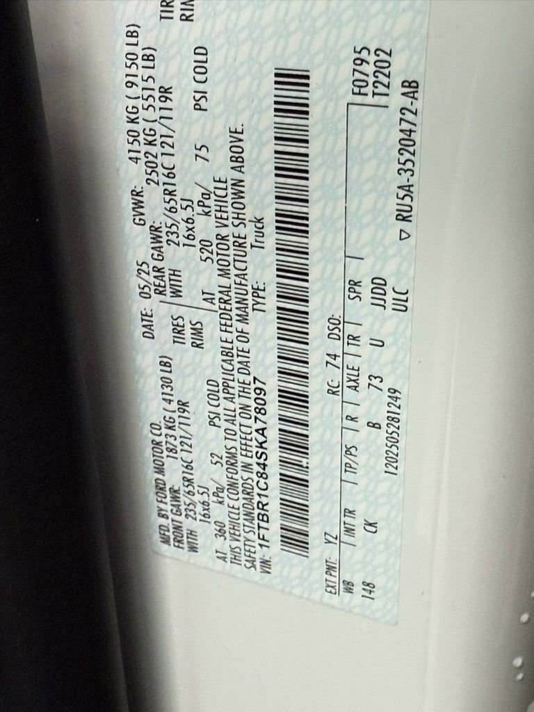 New 2025 Ford Transit 250 148 Medium Roof w/ Load Area Protection Package image 37