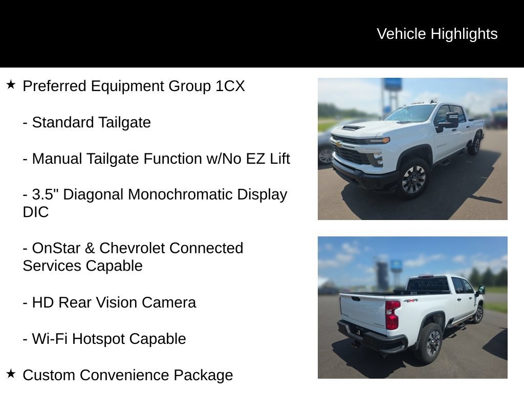 Used 2024 Chevrolet Silverado 2500 Custom w/ Custom Convenience Package AWD/4WD image 14