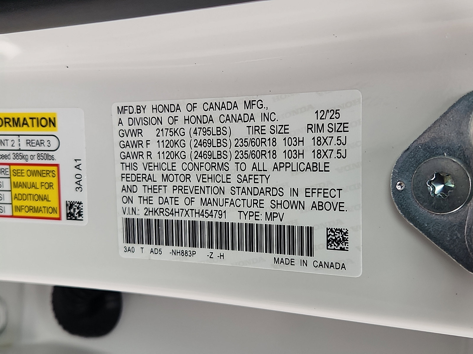 New 2026 Honda CR-V EX-L image 17