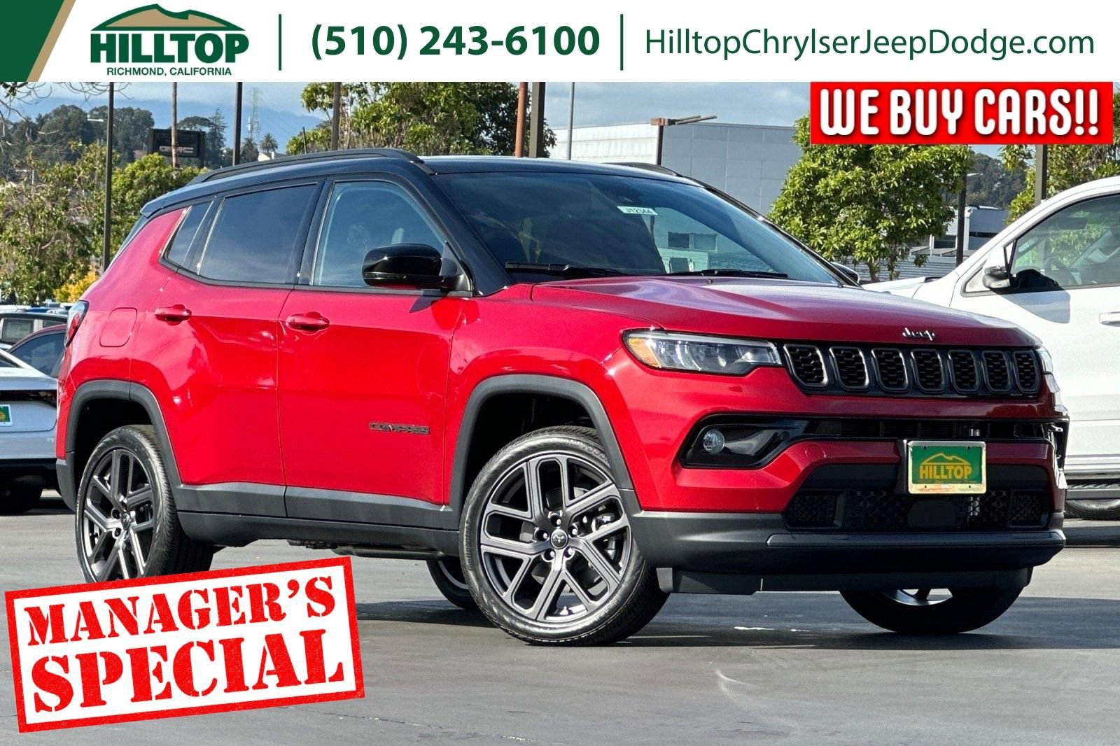 New 2026 Jeep Compass Limited w/ Sun, Sound & Navigation Group