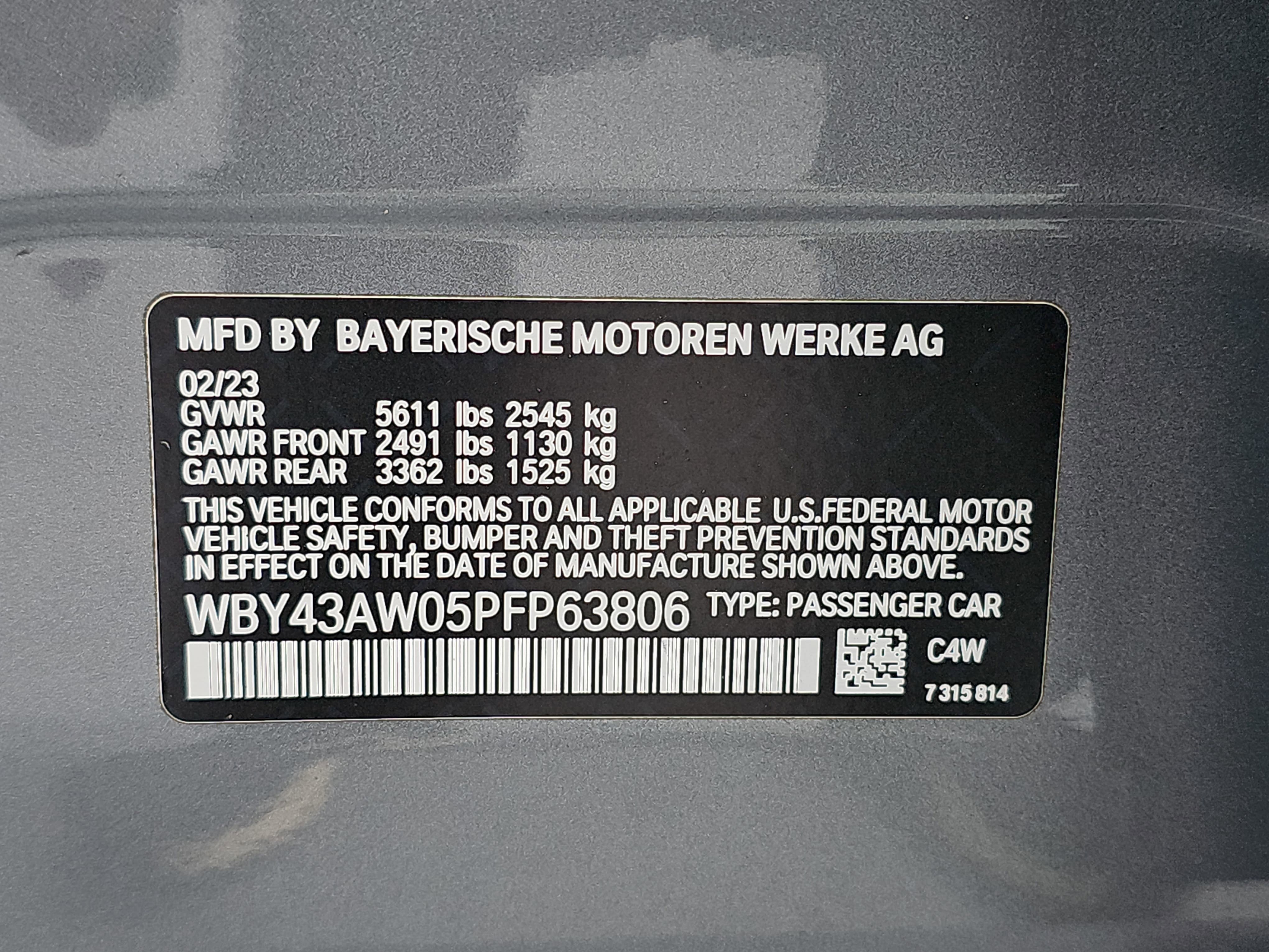 Certified 2023 BMW i4 eDrive35 w/ Premium Package RWD image 36