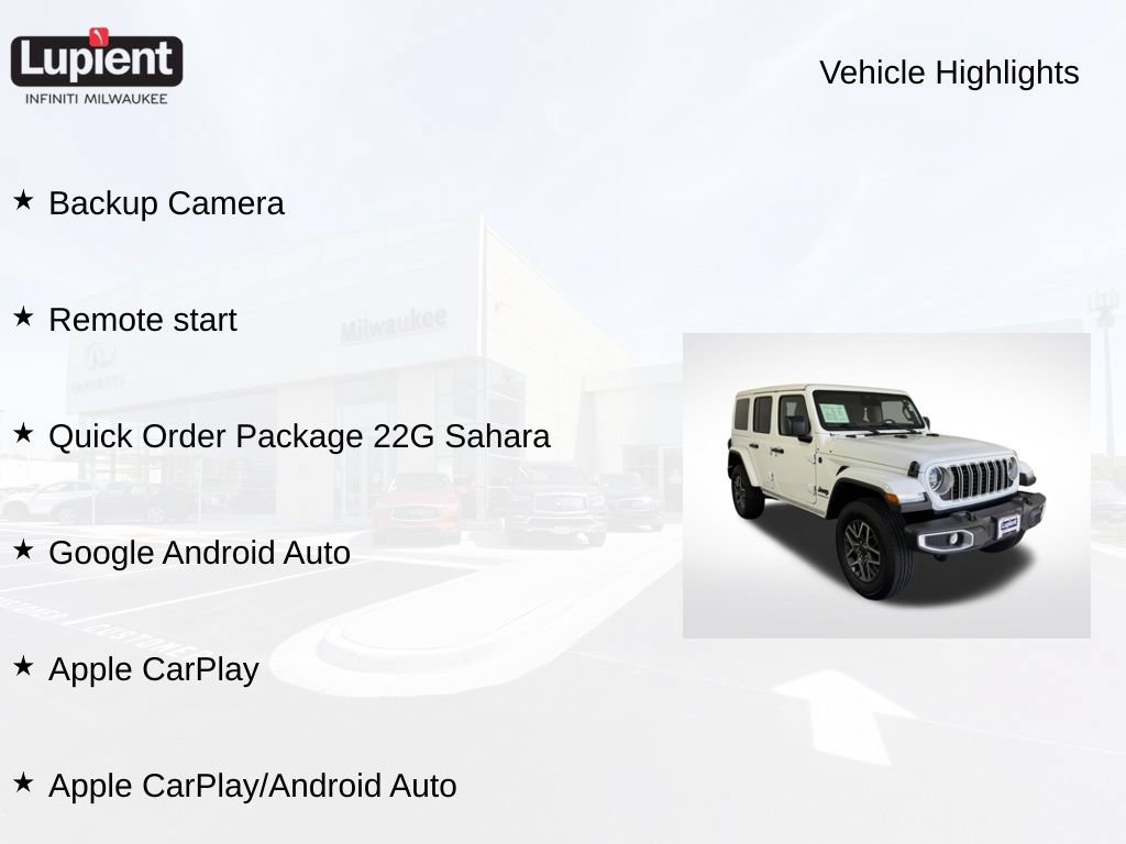 Used 2025 Jeep Wrangler Unlimited Sahara AWD/4WD video 2