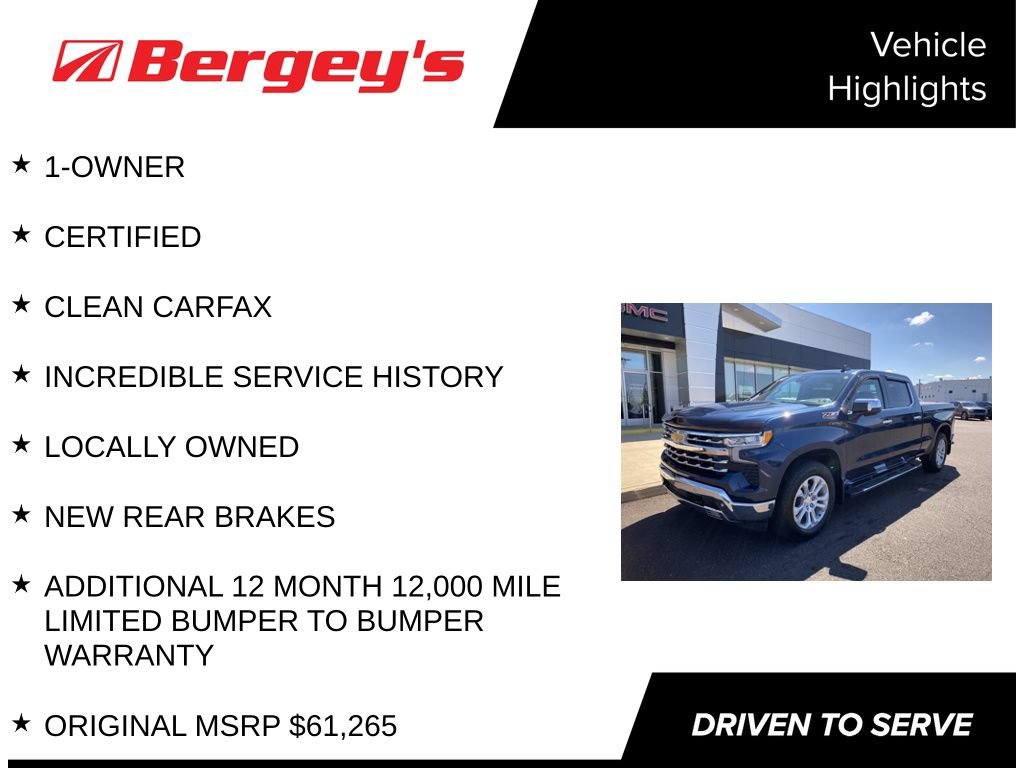 Certified 2022 Chevrolet Silverado 1500 LTZ AWD/4WD image 4