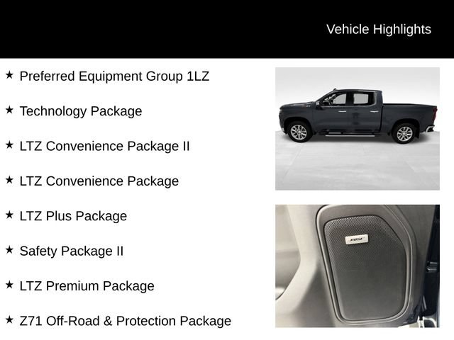Certified 2022 Chevrolet Silverado 1500 LTZ w/ LTZ Premium Package AWD/4WD image 27
