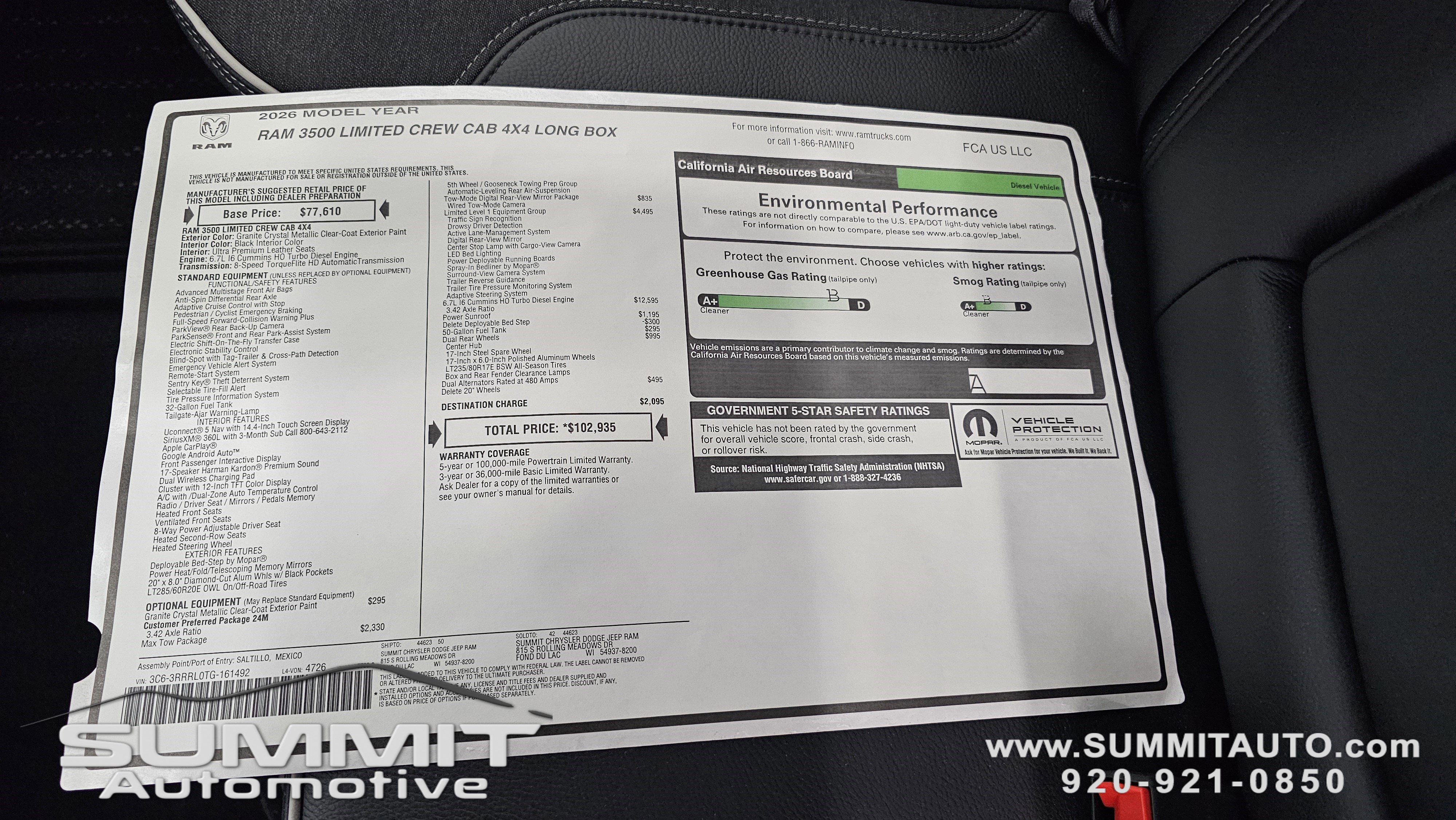 New 2026 RAM 3500 Limited image 66