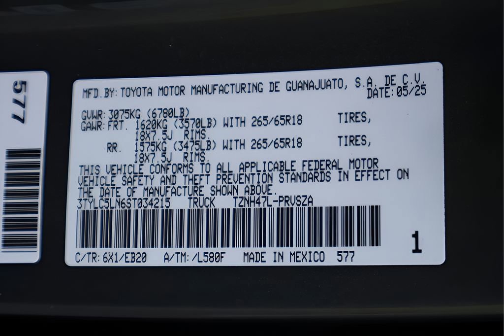 Certified 2025 Toyota Tacoma Limited image 32