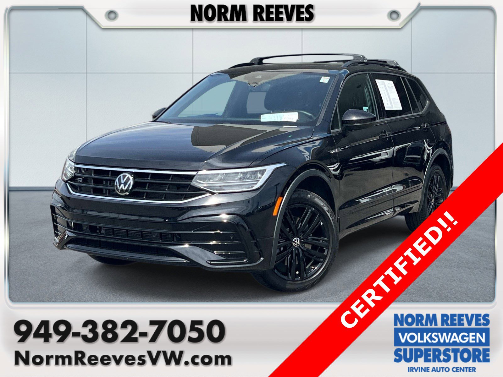 Certified 2022 Volkswagen Tiguan SE R-Line FWD image 1