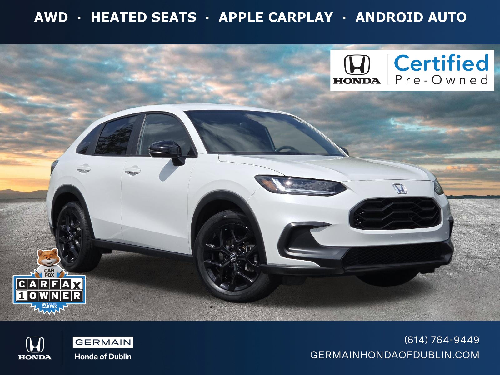 Certified 2024 Honda HR-V Sport