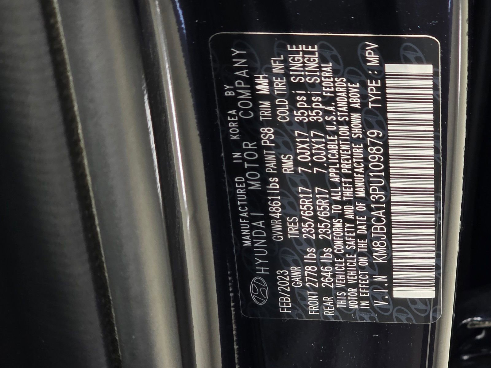 Certified 2023 Hyundai Tucson Blue image 22