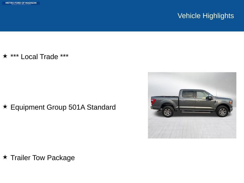 Used 2023 Ford F150 Lariat w/ Trailer Tow Package image 2