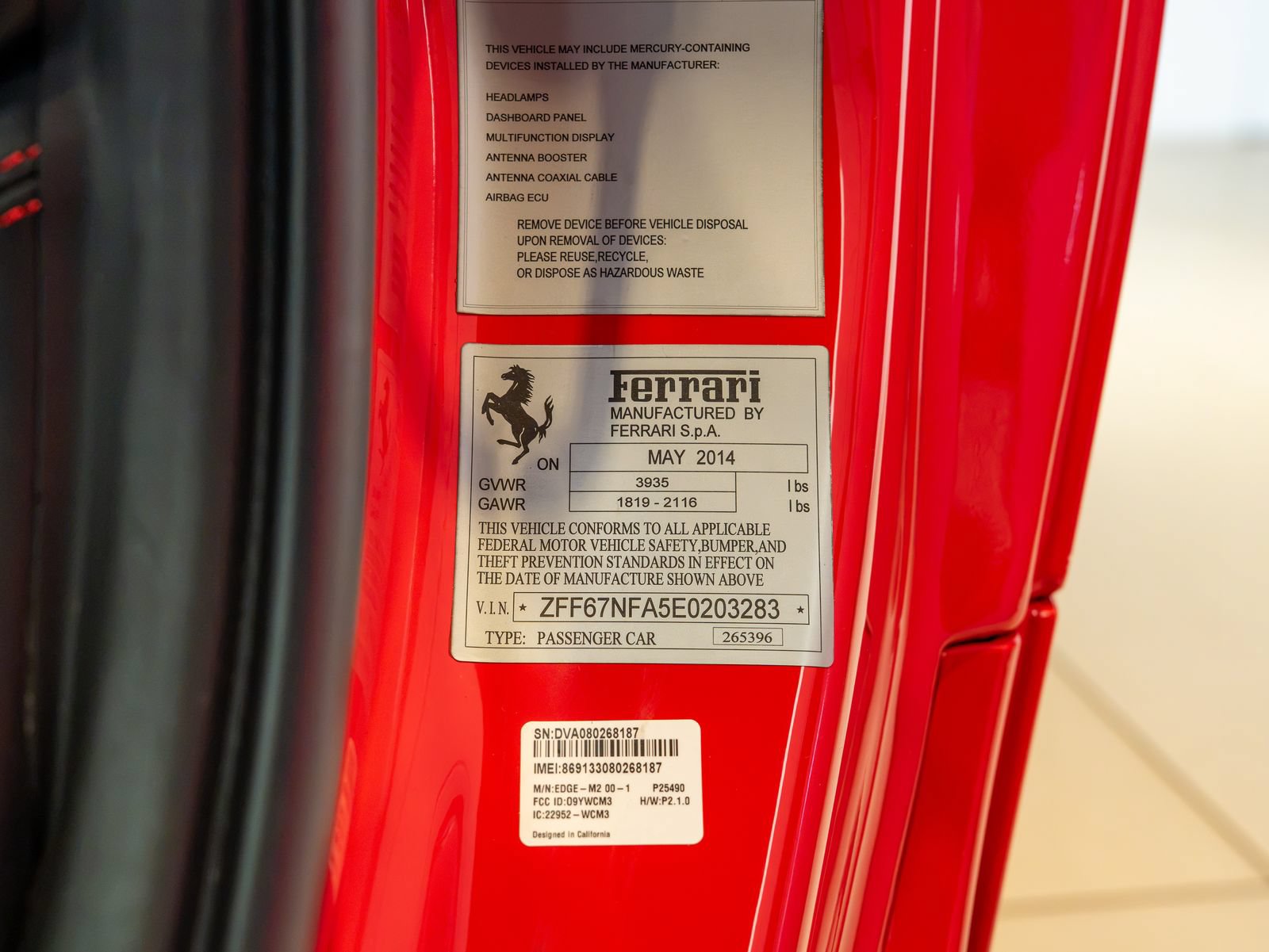 Certified 2014 Ferrari 458 Italia Coupe RWD image 24