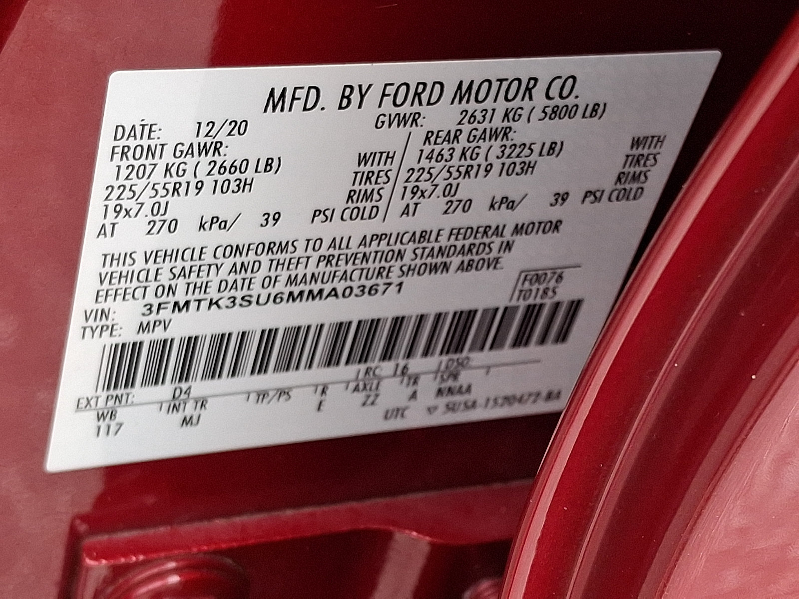 Certified 2021 Ford Mustang Mach-E Premium AWD/4WD image 27