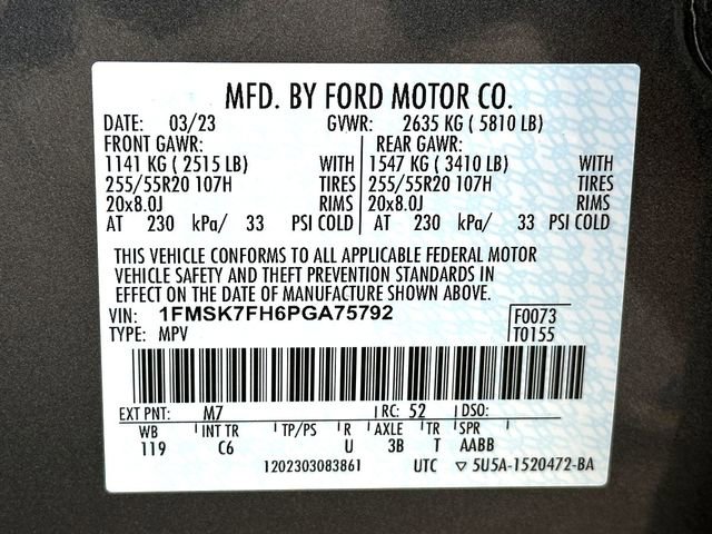 Used 2023 Ford Explorer Limited w/ Limited Technology Package image 34