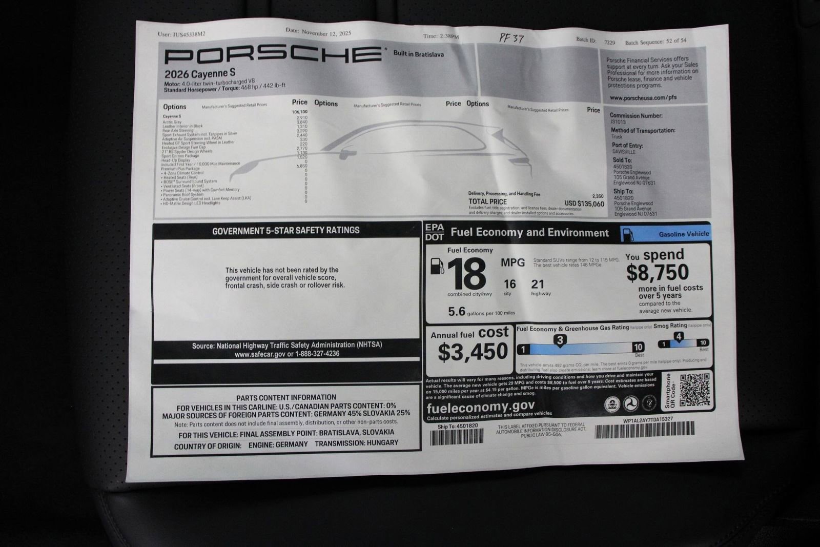 New 2026 Porsche Cayenne S image 25