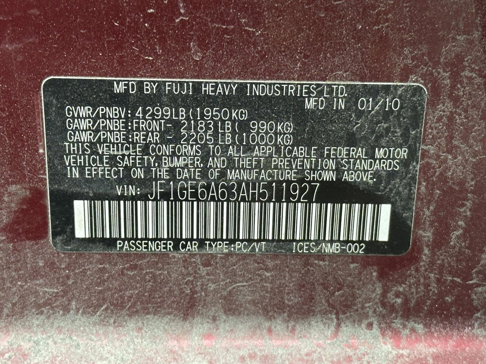 Used 2010 Subaru Impreza 2.5i image 14