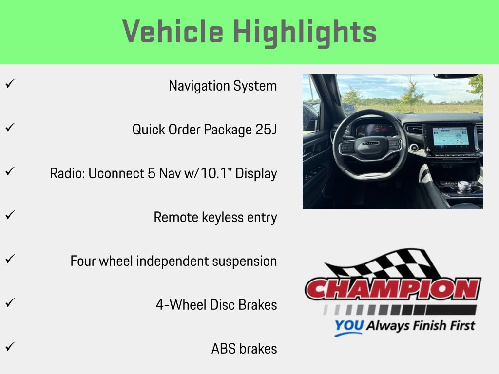 Used 2024 Jeep Wagoneer L Series II w/ Flexible Seating Group AWD/4WD image 6