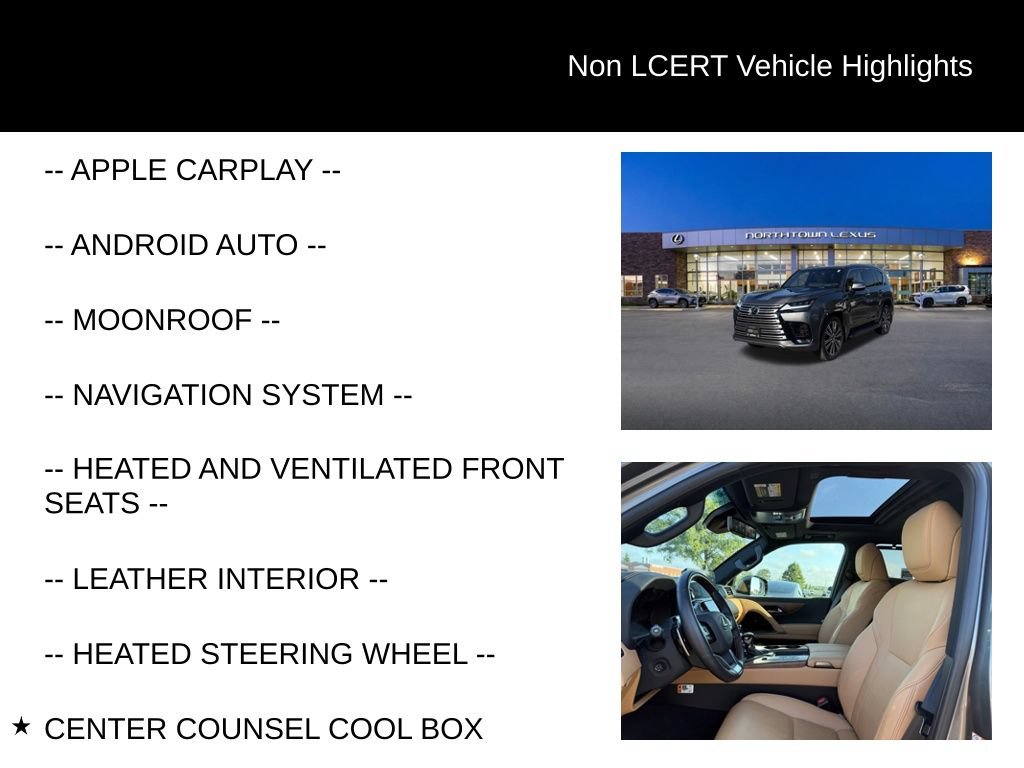 Certified 2025 Lexus LX 600 4WD w/ Accessory Package (2T) image 29