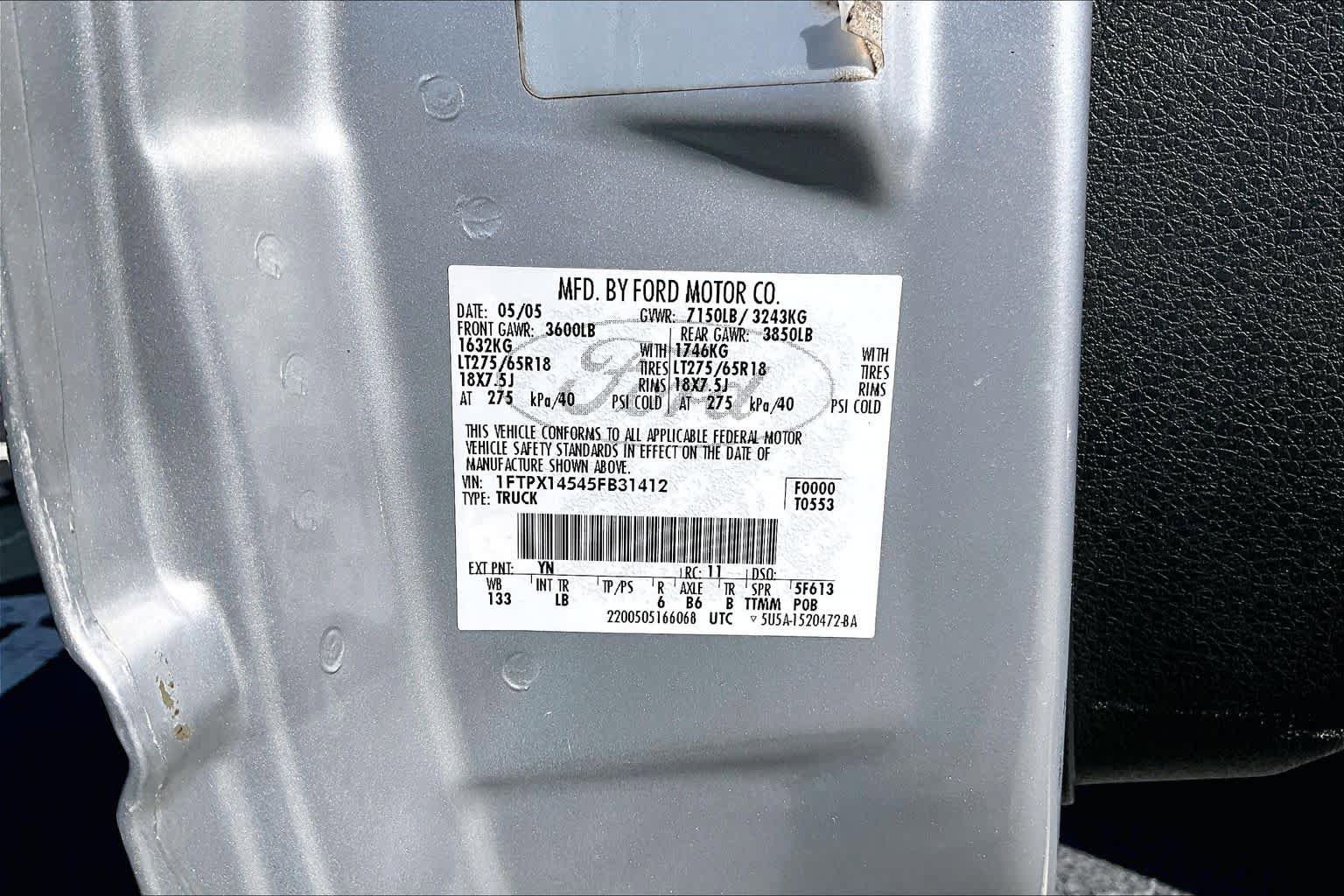 Used 2005 Ford F150 XL AWD/4WD image 35