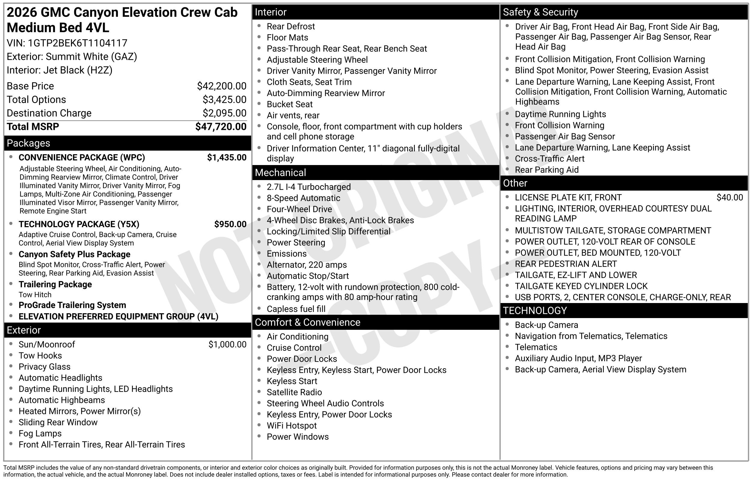 New 2026 GMC Canyon Elevation w/ Convenience Package AWD/4WD video 3
