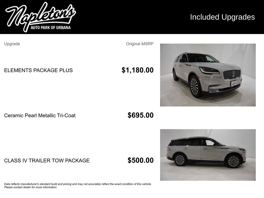 Used 2020 Lincoln Aviator Reserve w/ Elements Package Plus AWD/4WD image 27