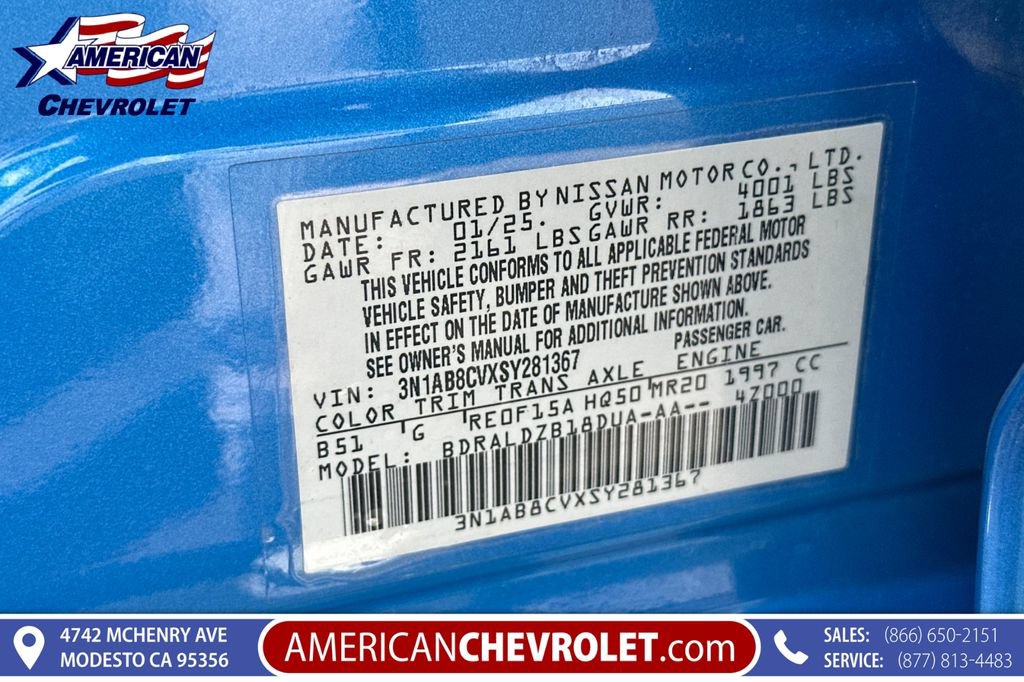 Used 2025 Nissan Sentra SV FWD image 39