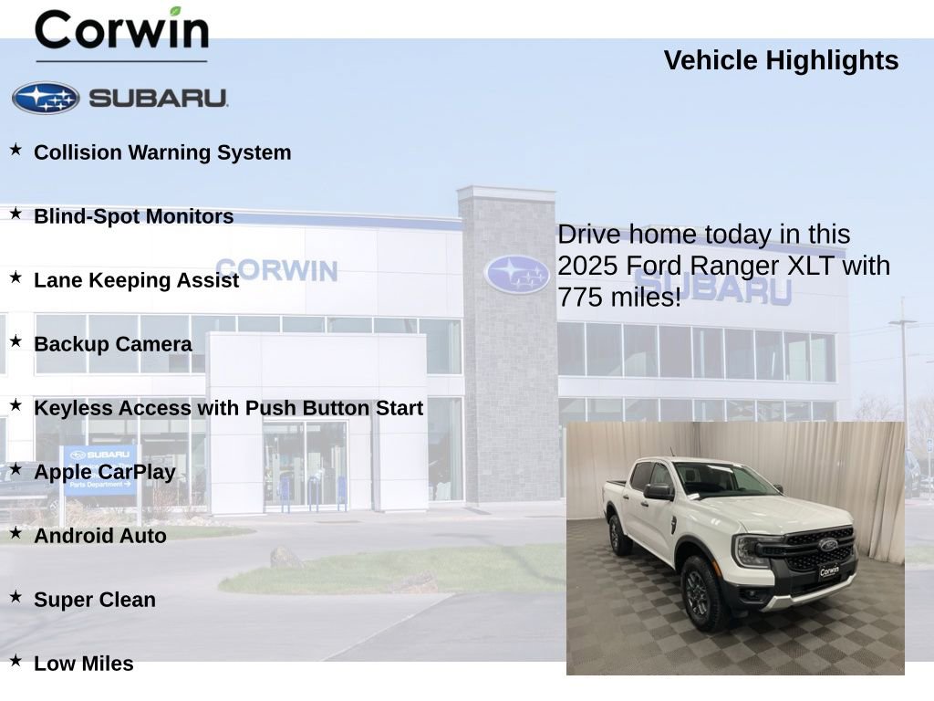 Used 2025 Ford Ranger XLT w/ FX4 Off-Road Package image 6