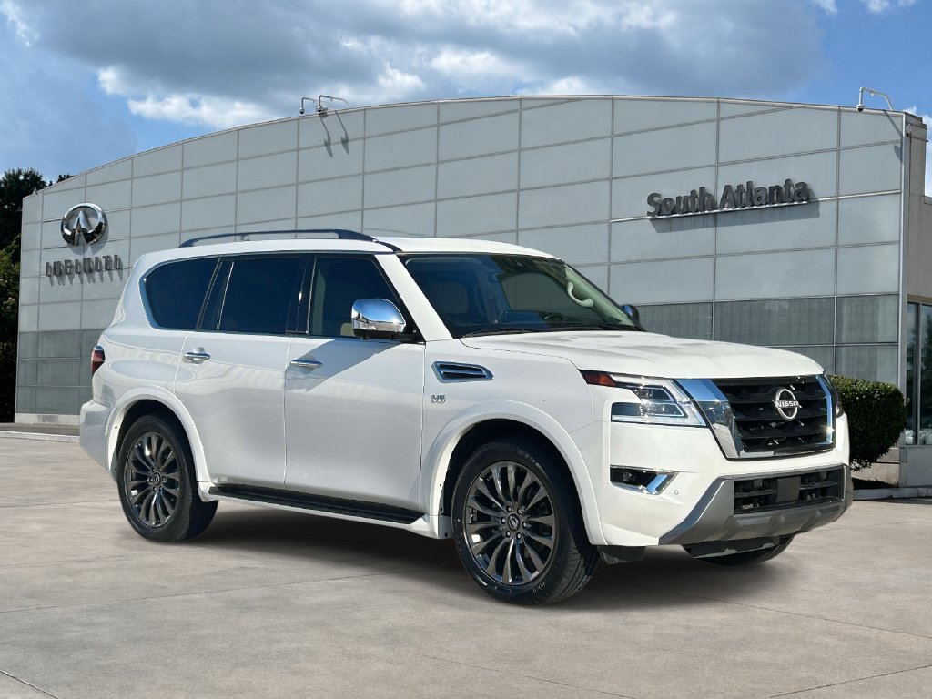 Used 2022 Nissan Armada Platinum w/ Captain's Chairs Package RWD image 1