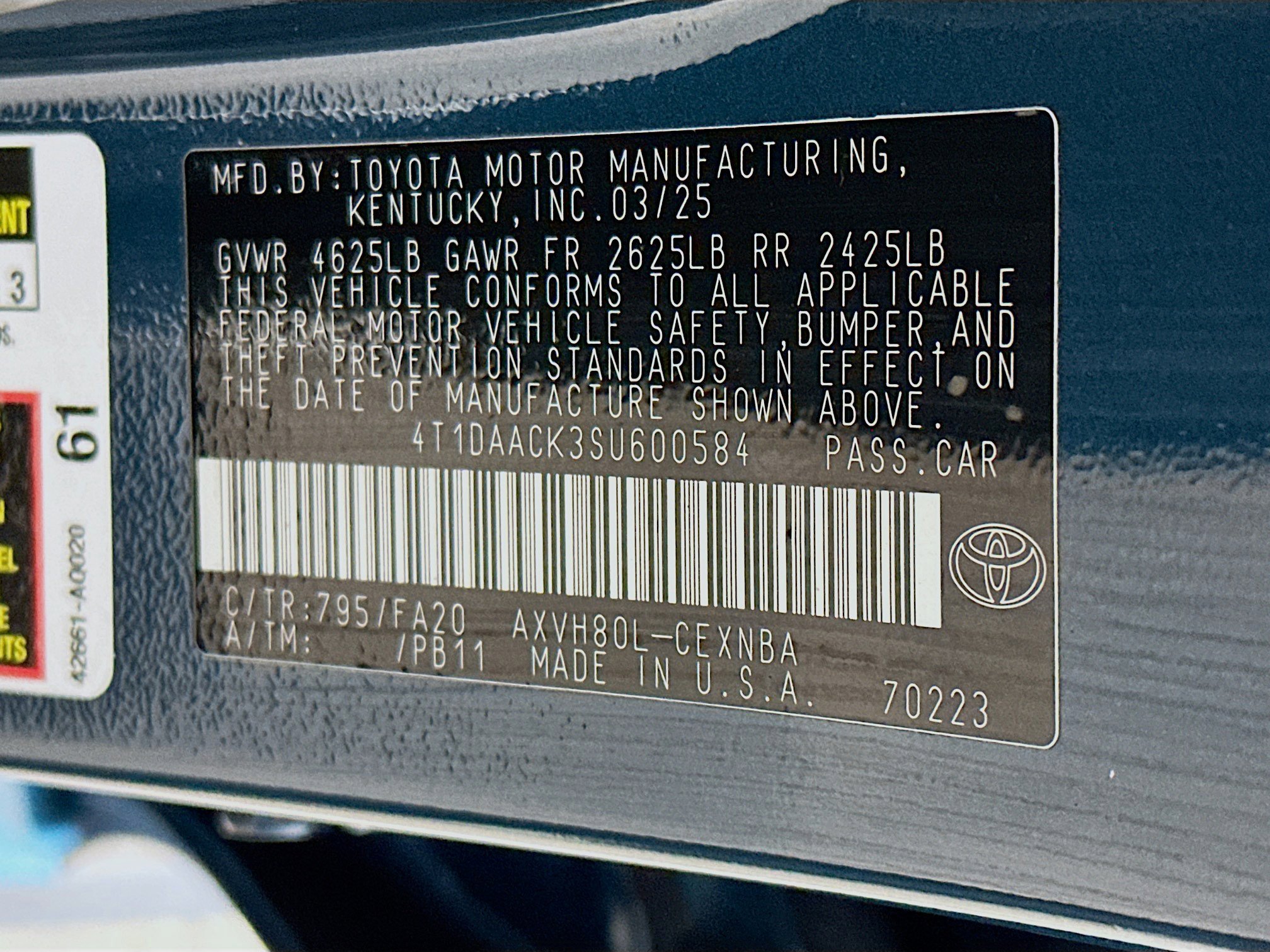 Used 2025 Toyota Camry LE image 12