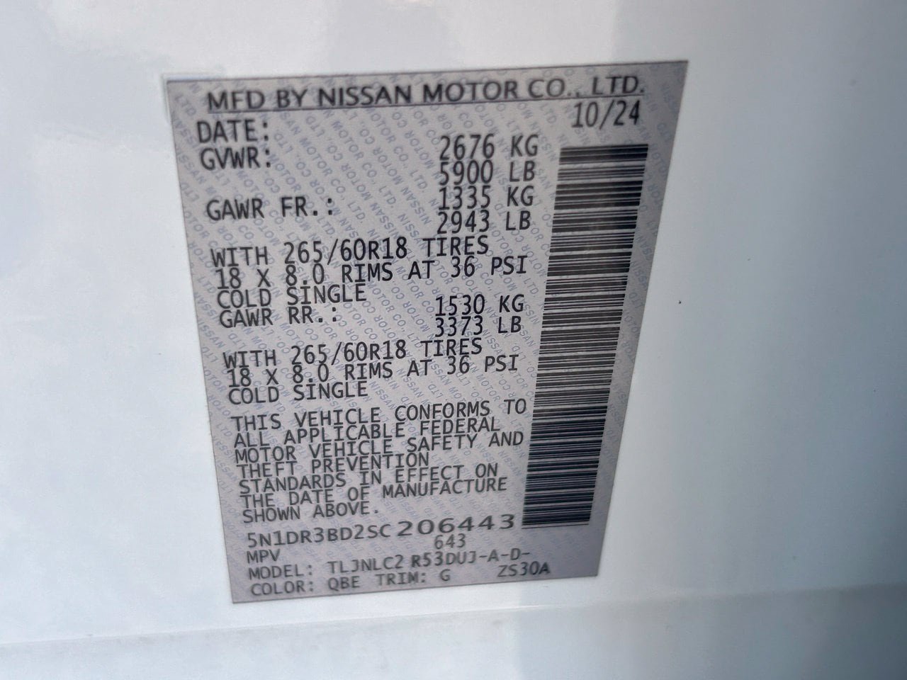 Certified 2025 Nissan Pathfinder Rock Creek AWD/4WD image 37