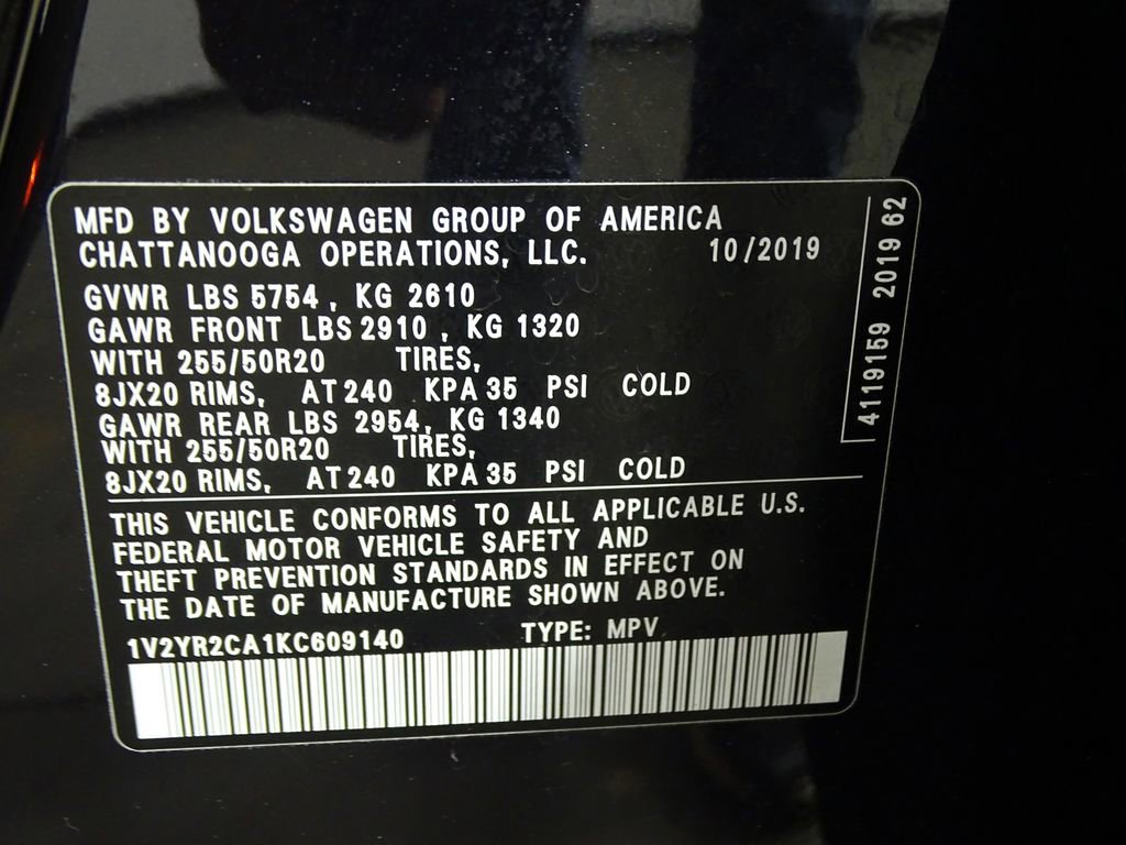 Used 2019 Volkswagen Atlas SE image 22